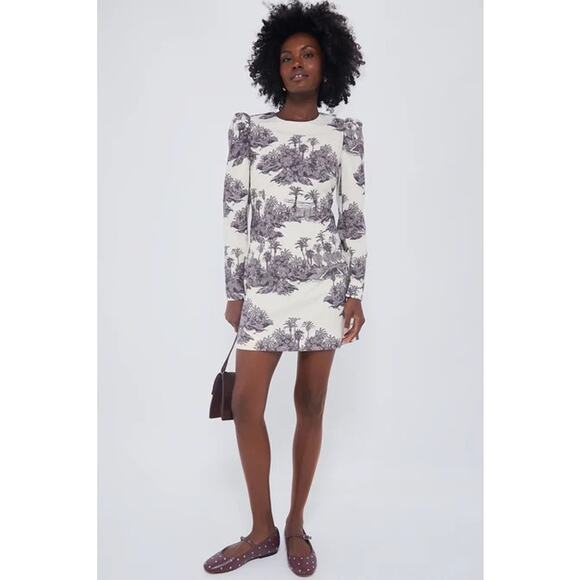 TUCKERNUCK X India Hicks Hibiscus Hill Toile Domino Dress NWT Size XXS - Picture 2 of 13
